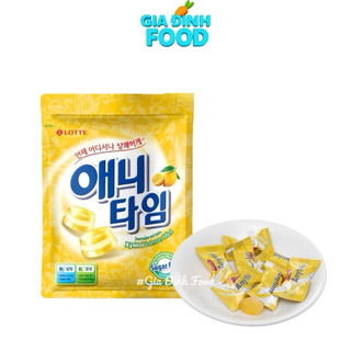 KẸO Lotte Anytime các vị Bạc hà/ Chanh/ Mận không đường Gói 60g
