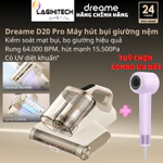 Máy hút bụi giường nệm Dreame D20 Pro, lực hút 15.500 Pa, có UV diệt khuẩn -BH 2 năm-Chính Hãng -BH 2 năm — ảnh 1