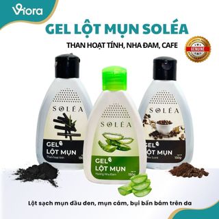 Gel Lột Mụn SOLÉA Than Hoạt Tính/Nha Đam/Coffee Scent 50g/150g Lột Sạch Mụn Đầu Đen, Mụn Cám | VIORA