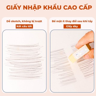 Sổ Sketchbook GLOBAL ART 230gsm, Sổ Vẽ Đa Chất Liệu A4 A5 Giấy Không Kỵ Tẩy Vẽ Được Màu Nước, Gouache, Acrylic