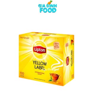 Trà Lipton Túi Lọc Nhãn Vàng Yellow Label 25 túi/ 100 túi
