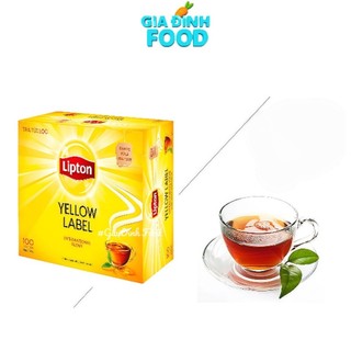 Trà Lipton Túi Lọc Nhãn Vàng Yellow Label 25 túi/ 100 túi