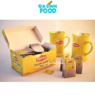 Trà Lipton Túi Lọc Nhãn Vàng Yellow Label 25 túi/ 100 túi