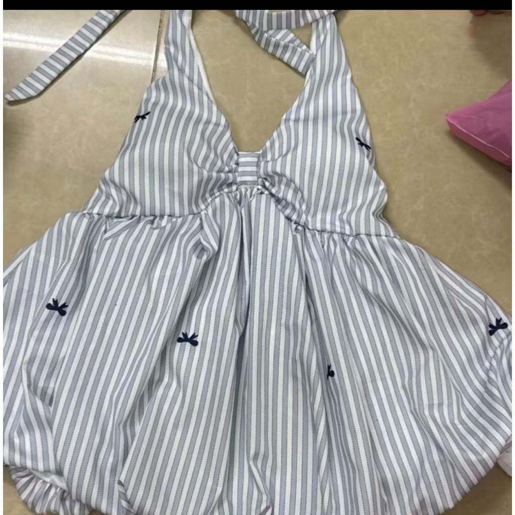 Áo Yếm Bí Ngô Lưng Bo Chun (áo có mút)