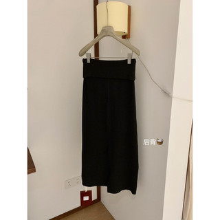 𝐏𝐡𝐢𝐞𝐧 𝐖𝐆𝐖𝐄 | (Sẵn) W8520 chân váy midi len trơn xẻ sau
