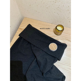 𝐏𝐡𝐢𝐞𝐧 𝐖𝐆𝐖𝐄 | (Sẵn) W8520 chân váy midi len trơn xẻ sau
