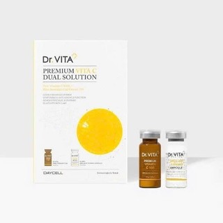 Set Tinh chất kép giảm nám Vitamin C cao cấp Dr.Vita – Dr.Vita Premium C Dual Solution Hàn Quốc
