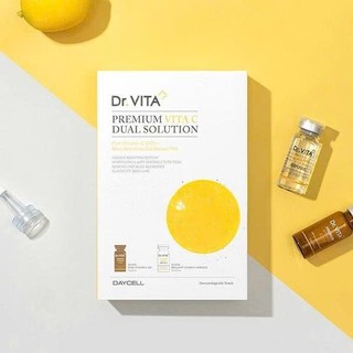 Set Tinh chất kép giảm nám Vitamin C cao cấp Dr.Vita – Dr.Vita Premium C Dual Solution Hàn Quốc