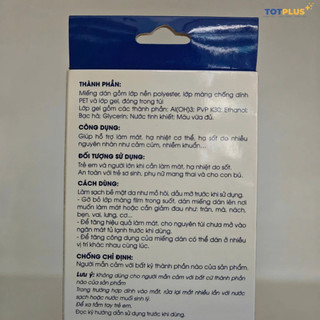 Miếng Dán Hạ Sốt Ichido - Letco - Hiệu Quả Đến 10H - Hộp 6 Miếng Dán