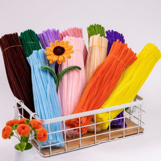 100 kẽm nhung nhiều màu làm hoa, cây thông QNshop Handmade