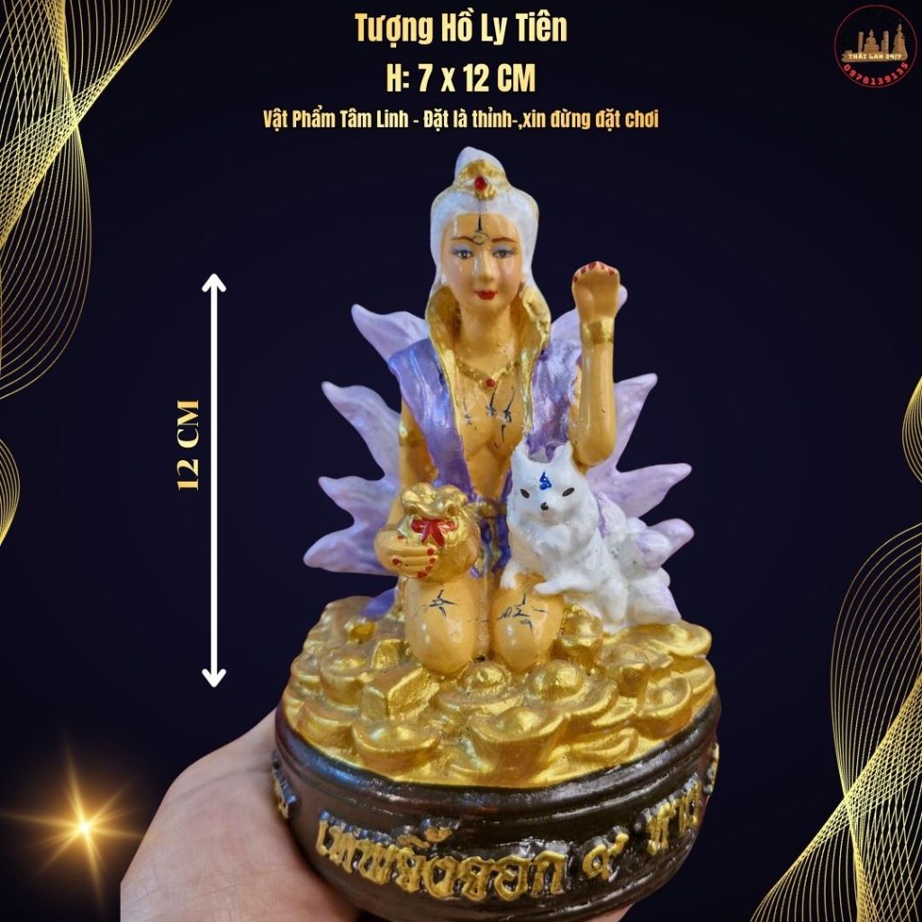 Tượng Decor Mini Trang Trí Đa Năng Cao 12cm Nhập Khẩu Thái Lan