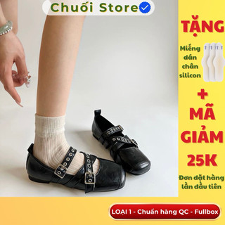 Giày bệt nữ da PU tổng hợp dệt vải đế cao su siêu cute nhẹ nhàng êm chân dễ mang