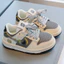 Giày Sneaker Trẻ Em Phối Màu Gray-Yellow Năng Động - Giày Thể Thao Cho Bé Đi Học, Đi Chơi Cực Êm Chân TH Kids
