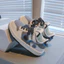 Giày Sneaker Trẻ Em Phối Màu Gray-Yellow Năng Động - Giày Thể Thao Cho Bé Đi Học, Đi Chơi Cực Êm Chân TH Kids