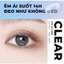 Lens cận loạn thị trong suốt - Độ cận 0 - 8.00 độ - Độ loạn từ 0.75 đến 2.75 độ - 5 trục cơ bản 0, 20, 90, 160, 180