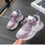 Giày Thể Thao Bé Gái Màu Tím, Sneaker Trẻ Em Êm Nhẹ, Đế Cao Su Chống Trơn Trượt TH Kids