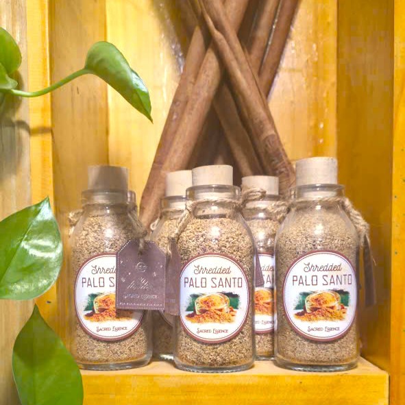 Bột Gỗ Palo Santo Ecuador Nguyên Chất | Xông Nhà Yoga Thiền Định Thơm Phòng Thắp Hương | Hũ Thủy Tinh