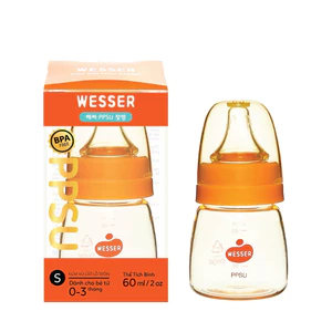 Bình sữa Wesser PPSU cổ hẹp