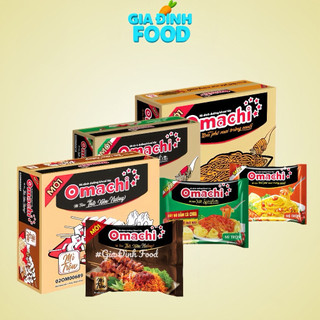 [THÙNG 30 gói] Mì trộn Omachi Spaghetti/ Thịt xiên nướng/ Xốt tôm phô mai trứng muối - Gói 82gr