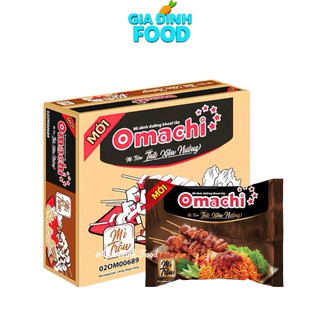 [THÙNG 30 gói] Mì trộn Omachi Spaghetti/ Thịt xiên nướng/ Xốt tôm phô mai trứng muối - Gói 82gr