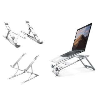 Giá đỡ Laptop giúp tản nhiệt, dùng kê laptop thay đổi độ cao bằng nhôm dễ gấp gọn, tiện mang theo