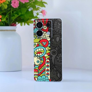 Miếng dán mặt sau Hoạt Tiết Full viền Tương Thích với 17 pro max 16 pro max 15 pro max 14 pro max 13 pro max