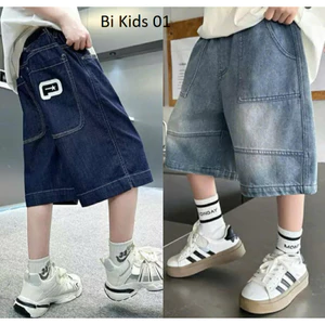 QUẦN SHORT JEANS PHOM NGỐ LỬNG BÉ TRAI PHONG CÁCH NĂNG ĐỘNG CÁ TÍNH