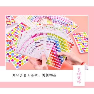 Set 6 tờ giấy trang trí, decor paper phong cách hàn quốc, qnshop nguyên liệu handmade