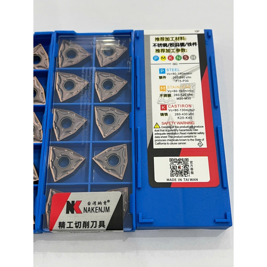 Chip W08 Đài Loan tiện thép inox rất ngọt