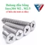50 cái M2,M2.5 vít pake đầu bằng thân bulong inox304