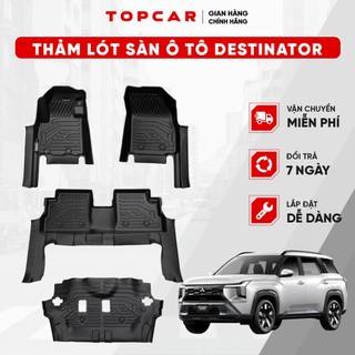 Thảm lót sàn ô tô MITSUBISHI DESTINATOR TOPCAR chất liệu nhựa TPE nguyên sinh cao cấp không chứa chất độc hại