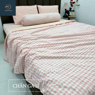 🌱SIÊU XINH🌱Mền Chần Bông 2m3x2m Cotton Đũi Hàn Đắp Hè Thoáng Mát, Mềm Mại, Chăn Hè Chần Bông Giá Rẻ