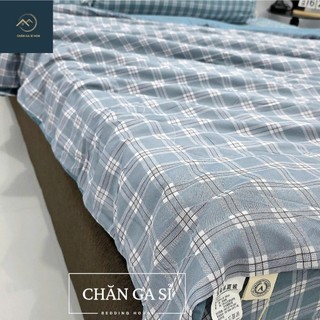 🌱SIÊU XINH🌱Mền Chần Bông 2m3x2m Cotton Đũi Hàn Đắp Hè Thoáng Mát, Mềm Mại, Chăn Hè Chần Bông Giá Rẻ