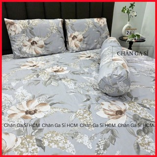 🧧Ảnh Thật🧧Bộ Ga Gối 4 Món Lụa Việt Thái Nằm Mát, Mềm Mại, Giá Rẻ, Màu Sắc Sang Trọng_Chăn Ga Sỉ HCN