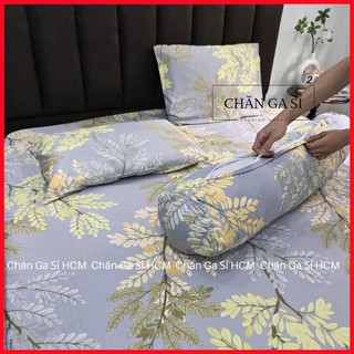 🧧Ảnh Thật🧧Bộ Ga Gối 4 Món Lụa Việt Thái Nằm Mát, Mềm Mại, Giá Rẻ, Màu Sắc Sang Trọng_Chăn Ga Sỉ HCN