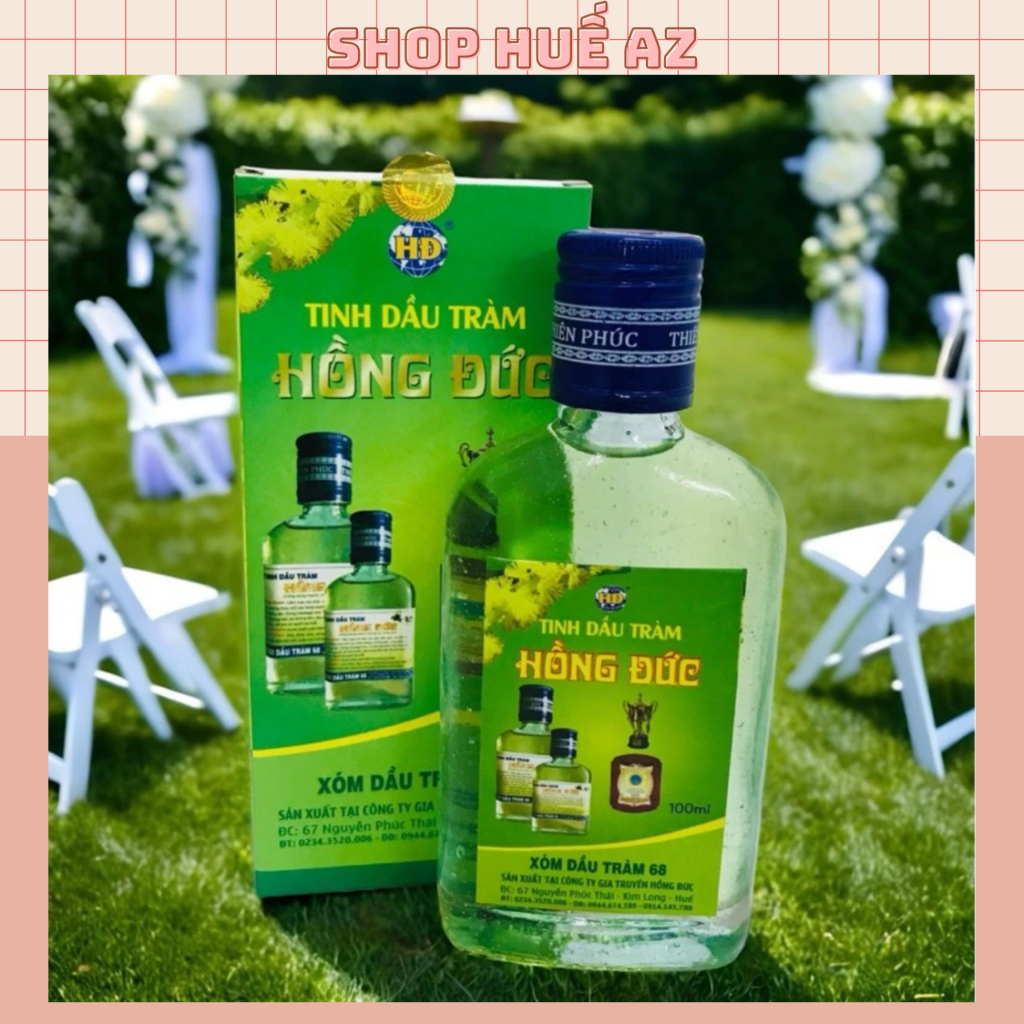 Tinh dầu tràm Hồng Đức 100ml  - chống muỗi đốt, chống sốt xuất huyết
