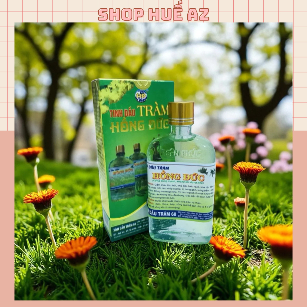 Tinh dầu tràm Hồng Đức 50ml - chống muỗi đốt, chống sốt xuất huyết