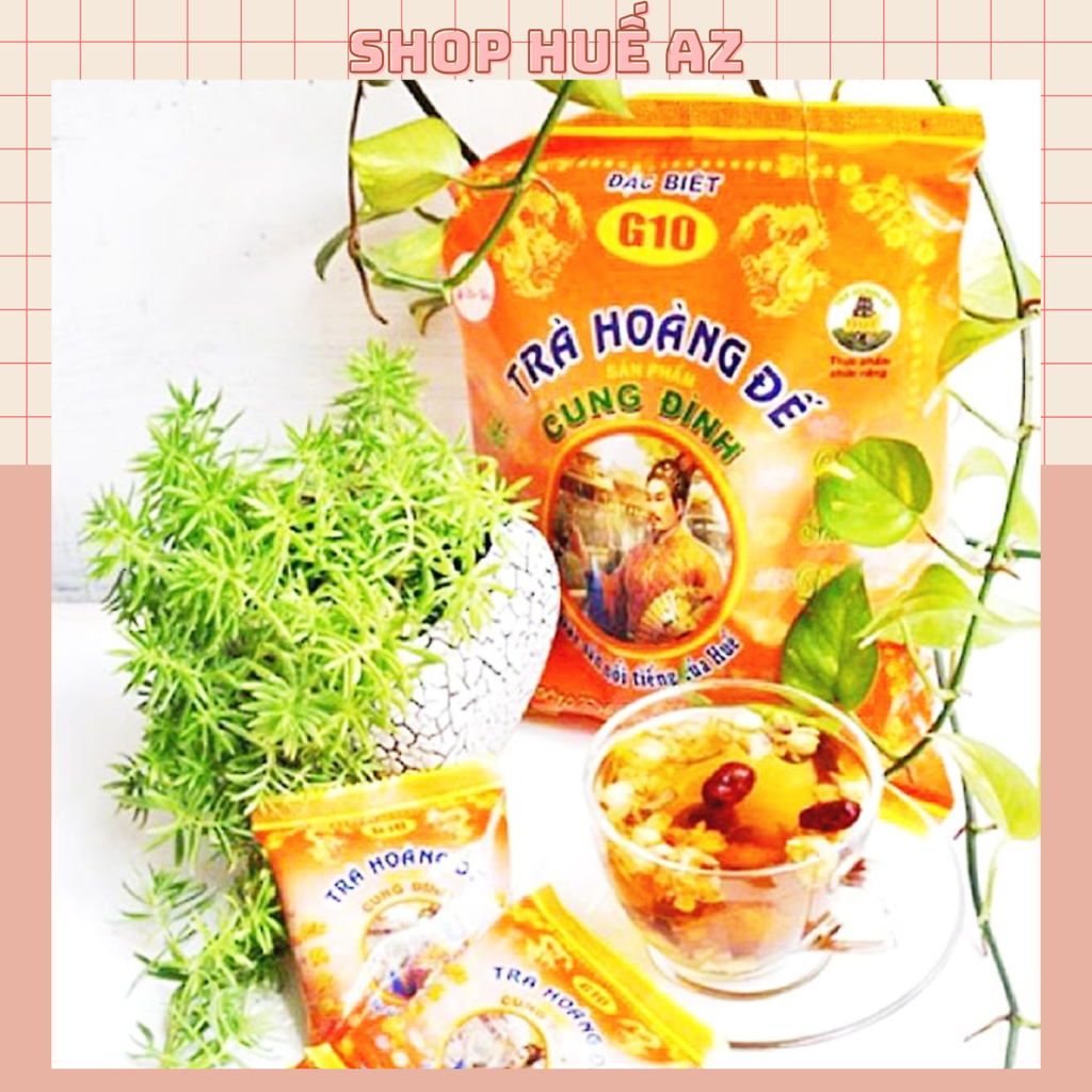 Trà Hoàng Đế G10 giúp ngủ ngon, đẹp da, mát gan - Đặc sản Huế