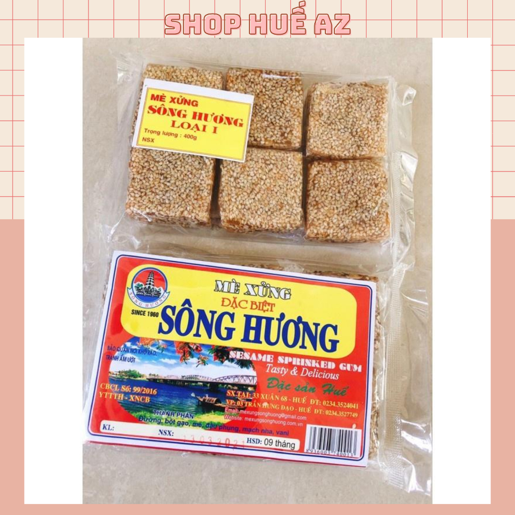 Mè Xửng dẻo Sông Hương 400g siêu ngon 🎈 Đặc sản Huế 🎈