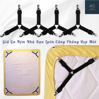 🛑SIÊU RẺ🛑Bộ 4 Cái Kẹp Ga Nệm Giúp Ga Luôn Căng Phẳng, Sang Đẹp, Không Đùng Nhăn _ Chăn Ga Sỉ HCM