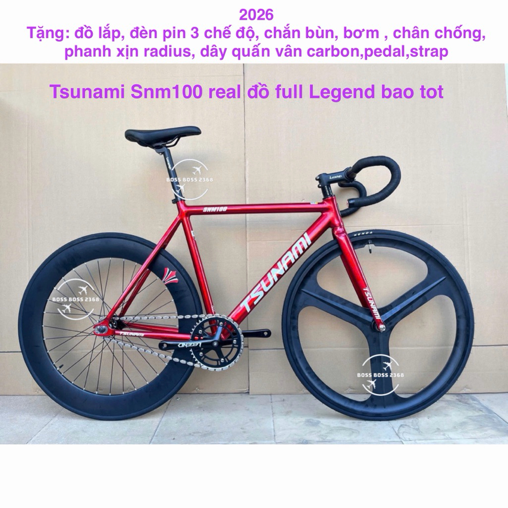 (có sẵn)Xe đạp Fixed Gear Tsunami SNM100 full legend Real HÀNG real ...