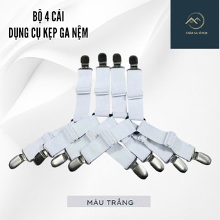 🛑SIÊU RẺ🛑Bộ 4 Cái Kẹp Ga Nệm Giúp Ga Luôn Căng Phẳng, Sang Đẹp, Không Đùng Nhăn _ Chăn Ga Sỉ HCM