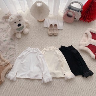 Quần áo trẻ em, Áo nỉ giữ nhiệt bé gái tay phối cánh hoa 9-26kg A567 Tiểu Yến KID