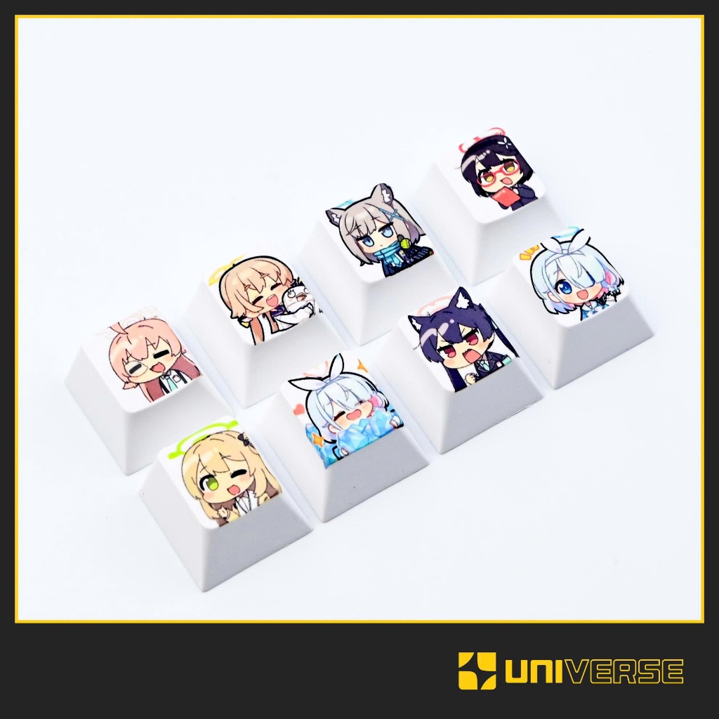 Keycap Lẻ 4 Nút Keycap Blue Archive Abydos R4 Keycap PBT Cherry Profile ...