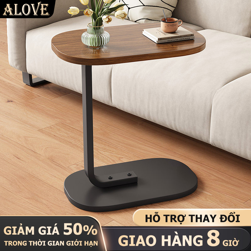 ALOVE Bàn Sofa Bên Bàn Bắc  Gỗ  Âu Bàn Góc Kim Loại Đầu Giường Nội Thất Phòng Khách | BigBuy360 - bigbuy360.vn