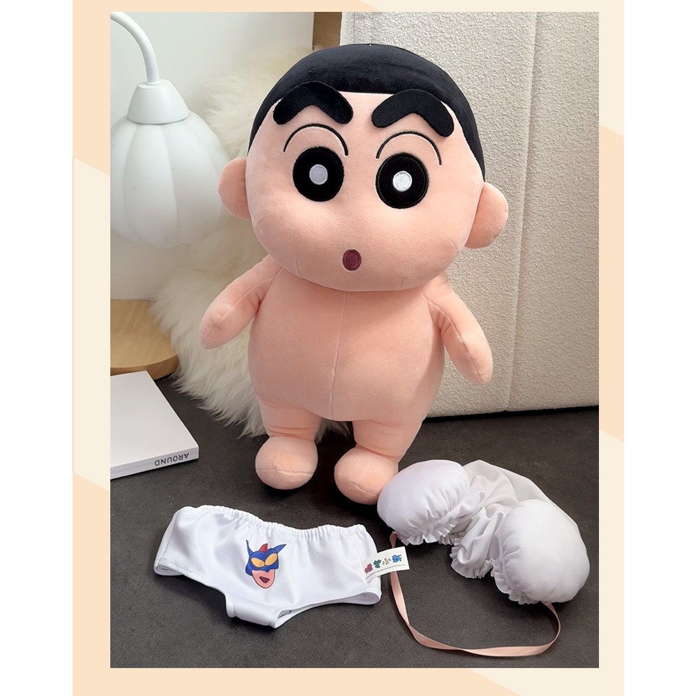 [MẪU 2026] Gấu Bông Shin Chan Siêu Cấp Cute, Shin Cậu Bé Bút Chì Hài Hước Làm Quà Tặng Cho Bé, Bạn Gái,Bobesu