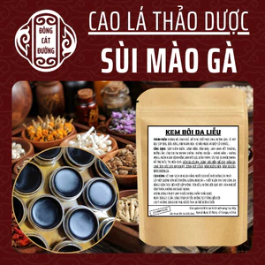 KEM BÔI DA LIỄU ĐÔNG Y - SỦI MÀO GÀ, GIANG MAI, LẬU, HERPES, THỦY ĐẬU, VIÊM RĂNG LỢI, ZONA - HŨ 15g