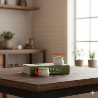Chậu nhựa kèm xốp cỏ xanh dùng làm chậu cây hoa handmade