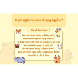 Sách Tô Màu 64 Trang CAPY Và Những Người Bạn Cho Trẻ Em Người Lớn Tô Màu Chill Giải Trí,Thư Giãn