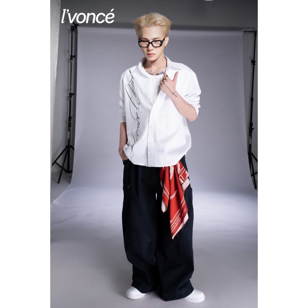 [ L'VONCÉ x JACK-J97] BOTTOM – Quần Jeans Wash Ống Cong Form Rộng Tôn ...
